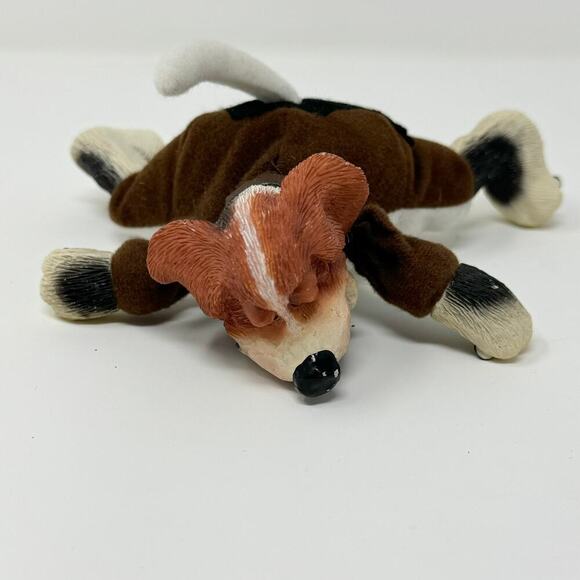 Hound Dogz Orville Beagle Dog by Kathleen Kelly Encore Bean Bag Resin Toy Plush - Picture 13 of 13